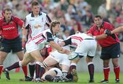2 September 2005; Chris Cusiter, Borders, in action against Federico Pucciariello, right, Munster. Celtic League 2005-2006, Group A, Munster v Borders, Thomond Park, Limerick. Picture credit; Kieran Clancy / SPORTSFILE