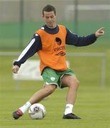 4 September 2005; Ian Harte, Republic of Ireland, in action during squad training. Malahide FC, Malahide, Dublin. Picture credit; Pat Murphy / SPORTSFILE
