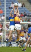 4 September 2005; David Fogarty, Wexford, contest an ariel ball with Kevin Mulryan, Tipperary. Tommy Murphy Cup Final, Wexford v Tipperary, Croke Park, Dublin. Picture credit; Brendan Moran / SPORTSFILE