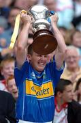 4 September 2005; Tipperary captain Declan Browne lifts the Tommy Murphy Cup. Tommy Murphy Cup Final, Wexford v Tipperary, Croke Park, Dublin. Picture credit; David Maher / SPORTSFILE