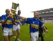 4 September 2005; Tipperary captain Declan Browne, right and Brian Lacey celebrate with the Tommy Murphy Cup. Tommy Murphy Cup Final, Wexford v Tipperary, Croke Park, Dublin. Picture credit; Damien Eagers / SPORTSFILE