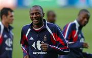6 September 2005; Patrick Vieira, France, during squad training. Lansdowne Road, Dublin. Picture credit; David Maher / SPORTSFILE