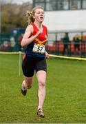 8 March 2014; Emma Wilson, Ballyclare High School, in action during the Senior Girls 2500m race during the Aviva All-Ireland Schools Cross Country Championships. Cork IT, Bishopstown, Cork. Picture credit: Diarmuid Greene / SPORTSFILE