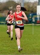 8 March 2014; Keelin Nugent, Presentation Thurles, in action during the Senior Girls 2500m race during the Aviva All-Ireland Schools Cross Country Championships. Cork IT, Bishopstown, Cork. Picture credit: Diarmuid Greene / SPORTSFILE