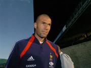 6 September 2005; Zinedine Zidane, France, during squad training. Lansdowne Road, Dublin. Picture credit; David Maher / SPORTSFILE