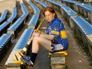 6 September 2005; Deirdre Hughes, Tipperary Captain, Camogie Press Night. Semple Stadium, Thurles, Co. Tipperary. Picture credit; Matt Browne / SPORTSFILE