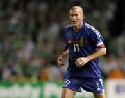 7 September 2005; Zinedine Zidane, France. FIFA 2006 World Cup Qualifier, Group 4, Republic of Ireland v France, Lansdowne Road, Dublin. Picture credit; Brian Lawless / SPORTSFILE