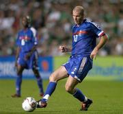 7 September 2005; Zinedine Zidane, France. FIFA 2006 World Cup Qualifier, Group 4, Republic of Ireland v France, Lansdowne Road, Dublin. Picture credit; Brendan Moran / SPORTSFILE