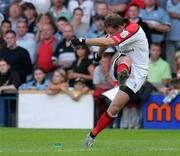 9 September 2005; David Humphreys, Ulster, shoots to score the opening penalty. Celtic League 2005-2006, Group A, Cardiff Blues v Ulster, Arms Park, Cardiff, Wales. Picture credit; Tim Parfitt / SPORTSFILE