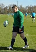 11 March 2014; Ireland's Cian Healy during squad training ahead of their side's RBS Six Nations Rugby Championship match against France on Saturday. Ireland Rugby Squad Training, Carton House, Maynooth, Co. Kildare. Picture credit: David Maher / SPORTSFILE