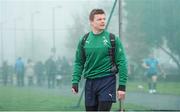 13 March 2014; Ireland's Brian O'Driscoll arrives ahead of squad training ahead of their side's RBS Six Nations Rugby Championship 2014 match against France on Saturday. Ireland Rugby Squad Training, Carton House, Maynooth, Co. Kildare. Picture credit: Stephen McCarthy / SPORTSFILE