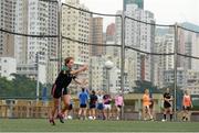 13 March 2014; The TG4 Ladies Allstar Caroline Kelly, Kerry, in action during the squad training session at the Hong Kong Football Club. 2014 TG4 Ladies Football All-Star Tour, Hong Kong, China. Picture credit: Brendan Moran / SPORTSFILE