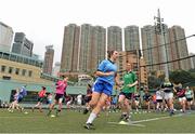 13 March 2014; The TG4 Ladies Allstars Cait Lynch and Louise Ni Mhuircheartaigh, both Kerry, in action during the squad training session at the Hong Kong Football Club. 2014 TG4 Ladies Football All-Star Tour, Hong Kong, China. Picture credit: Brendan Moran / SPORTSFILE