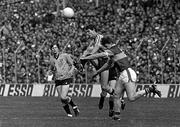 22 September 1985; John Kearns, Dublin, in action against Sean Walsh, Kerry. Kerry v Dublin, All-Ireland Football Final, Croke Park, Dublin. Picture credit; Ray McManus / SPORTSFILE
