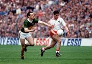 21 September 1986; Joe Mallon, Tyrone, in action against Tommy Doyle, Kerry. Kerry v Tyrone, All-Ireland Football Final, Croke Park, Dublin. Picture credit; Ray McManus / SPORTSFILE