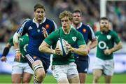 15 March 2014; Ireland's Andrew Trimble makes a break during the second half. RBS Six Nations Rugby Championship 2014, France v Ireland, Stade De France, Saint Denis, Paris, France. Picture credit: Stephen McCarthy / SPORTSFILE