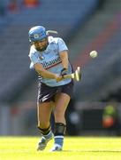 18 September 2005; Niamh Taylor, Dublin, scores the equalising point near the end of the game. Dublin v Clare, All-Ireland Junior Camogie Final, Croke Park, Dublin. Picture credit; Brendan Moran / SPORTSFILE *** Local Caption *** Any photograph taken by SPORTSFILE during, or in connection with, the 2005 Guinness All-Ireland Hurling Final which displays GAA logos or contains an image or part of an image of any GAA intellectual property, or, which contains images of a GAA player/players in their playing uniforms, may only be used for editorial and non-advertising purposes.  Use of photographs for advertising, as posters or for purchase separately is strictly prohibited unless prior written approval has been obtained from the Gaelic Athletic Association.