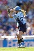18 September 2005; Niamh Taylor, Dublin. Dublin v Clare, All-Ireland Junior Camogie Final, Croke Park, Dublin. Picture credit; Brendan Moran / SPORTSFILE *** Local Caption *** Any photograph taken by SPORTSFILE during, or in connection with, the 2005 Guinness All-Ireland Hurling Final which displays GAA logos or contains an image or part of an image of any GAA intellectual property, or, which contains images of a GAA player/players in their playing uniforms, may only be used for editorial and non-advertising purposes.  Use of photographs for advertising, as posters or for purchase separately is strictly prohibited unless prior written approval has been obtained from the Gaelic Athletic Association.