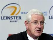 21 September 2005; Michael Duffy, RDS Chief Executive, during a Leinster Rugby Press Conference to announce that Leinster's Heineken cup matches will be played in the RDS, Dublin. RDS, Dublin. Picture credit; Pat Murphy / SPORTSFILE