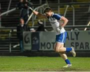 15 March 2014; Darren Hughes, Monaghan, celebrates after scoring his sides nly goal in the final minute. Allianz Football League, Division 2, Round 5, Armagh v Monaghan, Athletic Grounds, Armagh. Picture credit: Oliver McVeigh / SPORTSFILE