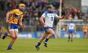 16 March 2014; Jake Dillon, Waterford, in action against Peter Duggan, Clare. Allianz Hurling League, Division 1A, Round 4, Clare v Waterford, Cusack Park, Ennis, Co. Clare. Picture credit: Ray McManus / SPORTSFILE