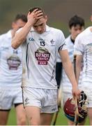 16 March 2014; Gerry Keegan, Kildare, after defeat against Westmeath. Allianz Hurling League, Division 2A, Round 4, Kildare v Westmeath, St Conleth's Park, Newbridge, Co. Kildare. Picture credit: Pat Murphy / SPORTSFILE