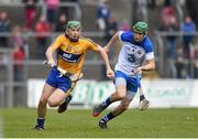 16 March 2014; Cathan McInerney, Clare, in action against Barry Coughlan, Waterford. Allianz Hurling League, Division 1A, Round 4, Clare v Waterford, Cusack Park, Ennis, Co. Clare. Picture credit: Ray McManus / SPORTSFILE