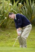 16 September 2005; Michael Kemmy, Limerick Golf Club, chips on to the 2nd green during the Senior Cup Semi-Final. Bulmers Cups and Shields Finals, Rosslare Golf Club, Rosslare, Wexford. Picture credit; Ray McManus / SPORTSFILE