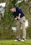 16 September 2005; Michael Kemmy, Limerick Golf Club, drives from the 3rd tee box during the Senior Cup Semi-Final. Bulmers Cups and Shields Finals, Rosslare Golf Club, Rosslare, Wexford. Picture credit; Ray McManus / SPORTSFILE