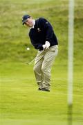 16 September 2005; Michael O'Kelly, Limerick Golf Club, chips on to the 6th green during the Senior Cup Semi-Final. Bulmers Cups and Shields Finals, Rosslare Golf Club, Rosslare, Wexford. Picture credit; Ray McManus / SPORTSFILE