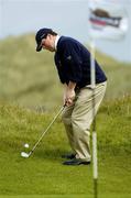 16 September 2005; Michael O'Kelly, Limerick Golf Club, chips in from the back of the green on the 7th during the Senior Cup Semi-Final. Bulmers Cups and Shields Finals, Rosslare Golf Club, Rosslare, Wexford. Picture credit; Ray McManus / SPORTSFILE