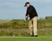 15 September 2005; Paddy King, Castleblayney Golf Club, drives from the 12th tee during the Pierce Purcell Shield Final. Bulmers Cups and Shields Finals, Rosslare Golf Club, Rosslare, Wexford. Picture credit; Ray McManus / SPORTSFILE