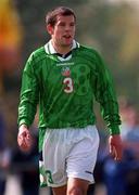 27 April 1999; Brian Barry-Murphy of Republic of Ireland during the U21 International friendly match between Republic of Ireland and Sweden at Birr Town FC in Birr, Offaly. Photo By Brendan Moran/Sportsfile