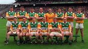 24 May 1998; The Offaly team ahead of during the Leinster GAA Football Senior Championship Quarter-Final match between Meath and Offaly at Croke Park in Dublin. Photo by Ray McManus/Sportsfile