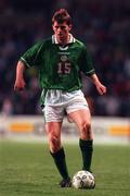 28 April 1999; Kevin Kilbane of Republic of Ireland during the International friendly match between Republic of Ireland and Sweden at Lansdowne Road in Dublin. Photo by Ray Lohan/Sportsfile