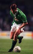 28 April 1999; Kevin Kilbane of Republic of Ireland during the International friendly match between Republic of Ireland and Sweden at Lansdowne Road in Dublin. Photo by Ray Lohan/Sportsfile