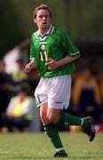 27 April 1999; Mark McKeever of Republic of Ireland during the U21 International friendly match between Republic of Ireland and Sweden at Birr Town FC in Birr, Offaly. Photo By Brendan Moran/Sportsfile