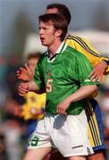 27 April 1999; Trevor Molloy of Republic of Ireland during the U21 International friendly match between Republic of Ireland and Sweden at Birr Town FC in Birr, Offaly. Photo By Brendan Moran/Sportsfile