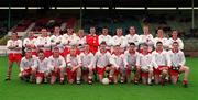 9 May 1999; The Tyrone panel ahead of the All-Ireland Vocational Schools' Intercounty Football Final match between Mayo and Tyrone at Páirc U’ Chaoimh in Cork. Photo by Ray McManus/Sportsfile