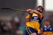 2 May 1999; Sean Mahon of Clare during the Church & General National Hurling League Division 1 Semi-Final match between Clare and Tipperary at the Gaelic Grounds in Limerick. Photo by Ray McManus/Sportsfile