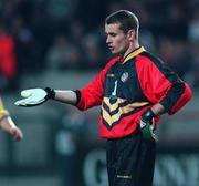28 April 1999; Shay Given of Republic of Ireland during the International friendly match between Republic of Ireland and Sweden at Lansdowne Road in Dublin. Photo By Brendan Moran/Sportsfile