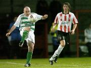 24 September 2005; Derek Tracey, Shamrock Rovers. FAI Carlsberg Cup Quarter-Final, Derry City v Shamrock Rovers, Brandywell, Derry. Picture credit: David Maher / SPORTSFILE