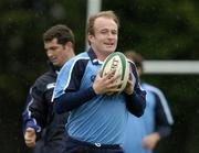 28 September 2005; Denis Hickie in action during Leinster Rugby squad training. Old Belvedere, Anglesea Road, Dublin. Picture credit; Matt Browne / SPORTSFILE