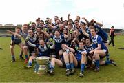 17 March 2014; The St Patrick’s Maghera players celebrate with the cup. Danske Bank MacRory Cup Final, St Patrick’s Maghera v Omagh CBS, Athletic Grounds, Armagh. Picture credit: Oliver McVeigh / SPORTSFILE