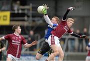 17 March 2014; Conor Gunning, St Patrick’s Maghera, in action against Eoighain Murray and Caolan McQuaid, Omagh CBS. Danske Bank MacRory Cup Final, St Patrick’s Maghera v Omagh CBS, Athletic Grounds, Armagh. Picture credit: Oliver McVeigh / SPORTSFILE