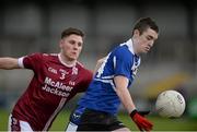 17 March 2014; Danny Tallon, St Patrick’s Maghera, in action against Cillian McCann, Omagh CBS. Danske Bank MacRory Cup Final, St Patrick’s Maghera v Omagh CBS, Athletic Grounds, Armagh. Picture credit: Oliver McVeigh / SPORTSFILE