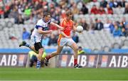 17 March 2014; Alan Feeney, Castlebar Mitchels, in action against Eamonn Fennell, St Vincent's. AIB GAA Football All-Ireland Senior Club Championship Final, Castlebar Mitchels, Mayo, v St Vincent's, Dublin. Croke Park, Dublin. Picture credit: Ramsey Cardy / SPORTSFILE