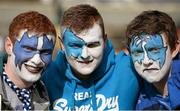 17 March 2014; St Patrick’s Maghera fans, from left, Joe Young, Patrick McWilliams and Cahir McKaigue. Danske Bank MacRory Cup Final, St Patrick’s Maghera v Omagh CBS, Athletic Grounds, Armagh. Picture credit: Oliver McVeigh / SPORTSFILE