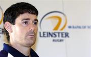 5 October 2005; Brian O'Meara during a Leinster Rugby press conference. Old Belvedere, Anglesea Road, Dublin. Picture credit: Matt Browne / SPORTSFILE