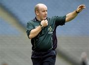 2 October 2005; Derek Byrne, Referee. TG4 Ladies All-Ireland Junior Football Championship Final, Sligo v Armagh, Croke Park, Dublin. Picture credit: Damien Eagers / SPORTSFILE